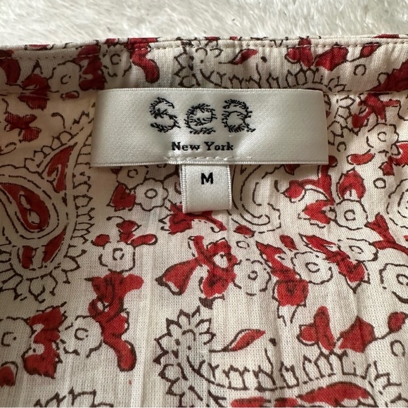 SEA NY Short Sleeve Ivette Tunic Dress Sz Medium - Picture 14 of 15